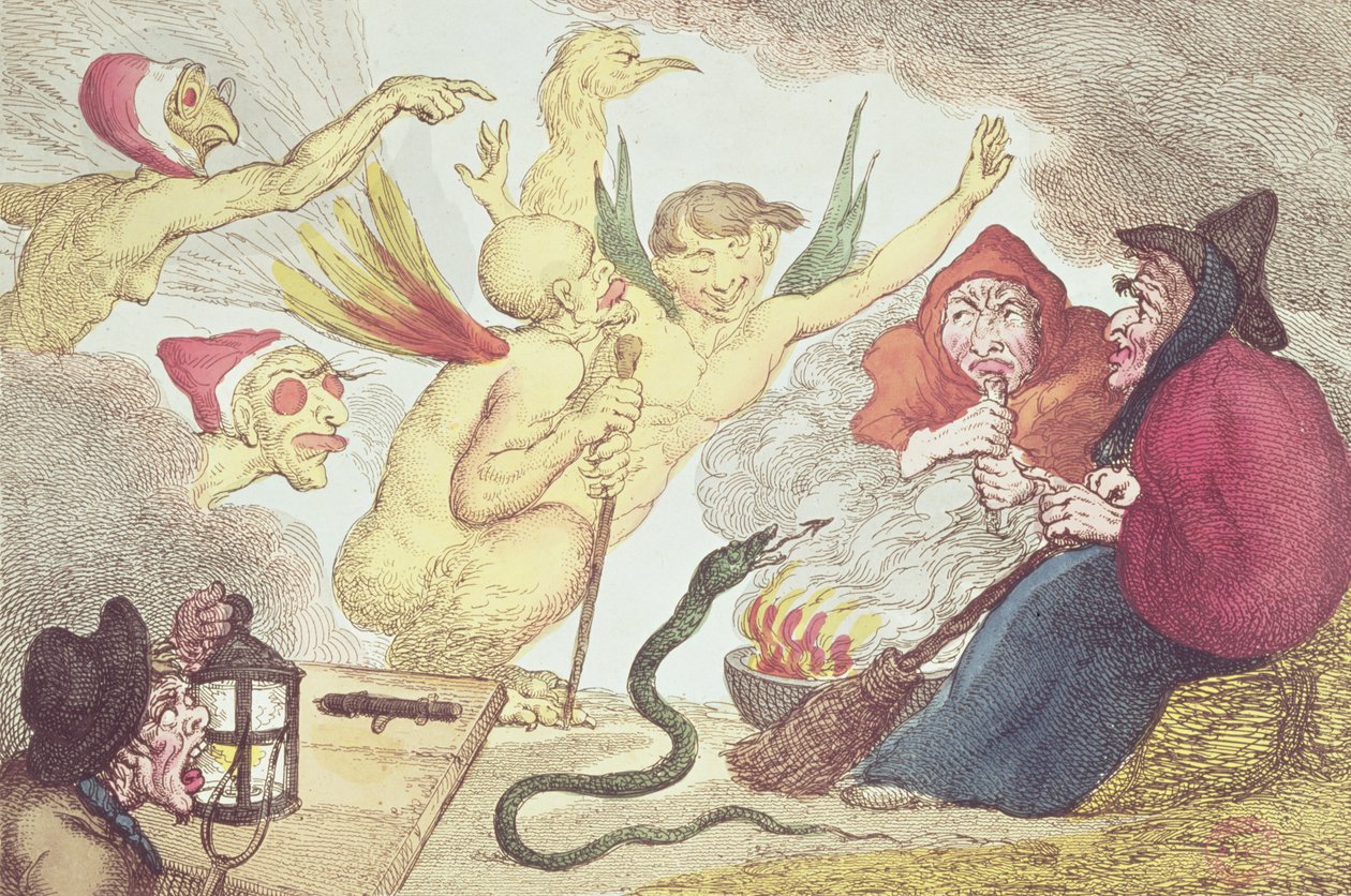 Häxor i en höloft av Thomas Rowlandson