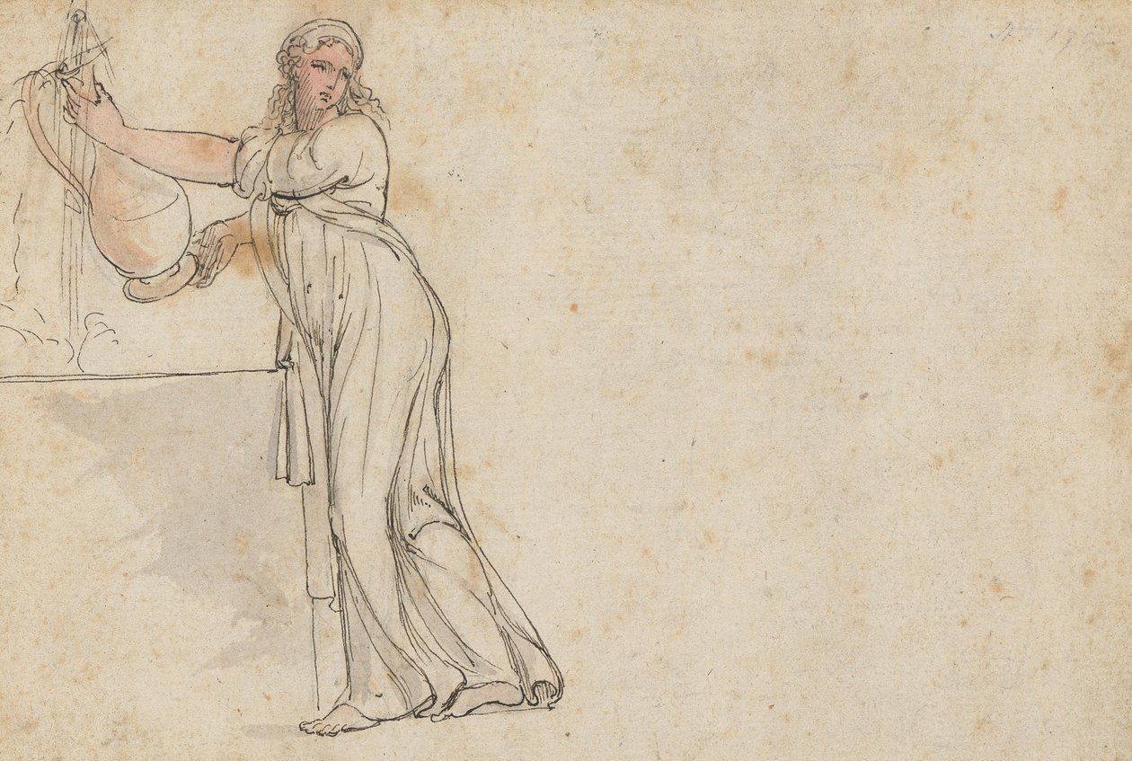 Kvinnan vid brunnen av Thomas Rowlandson