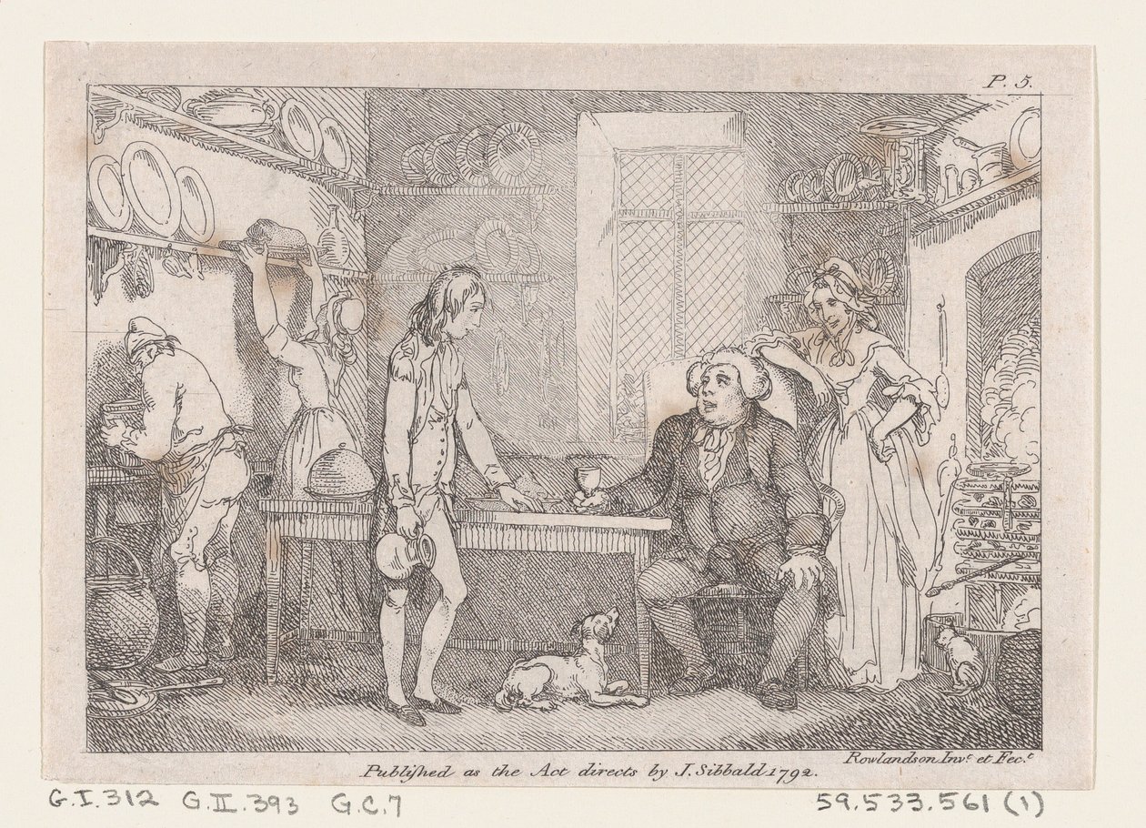 Young Adams Katekeserad av Parson Adams, från The Adventures of Joseph Andrews, and his fr..., 1792. av Thomas Rowlandson