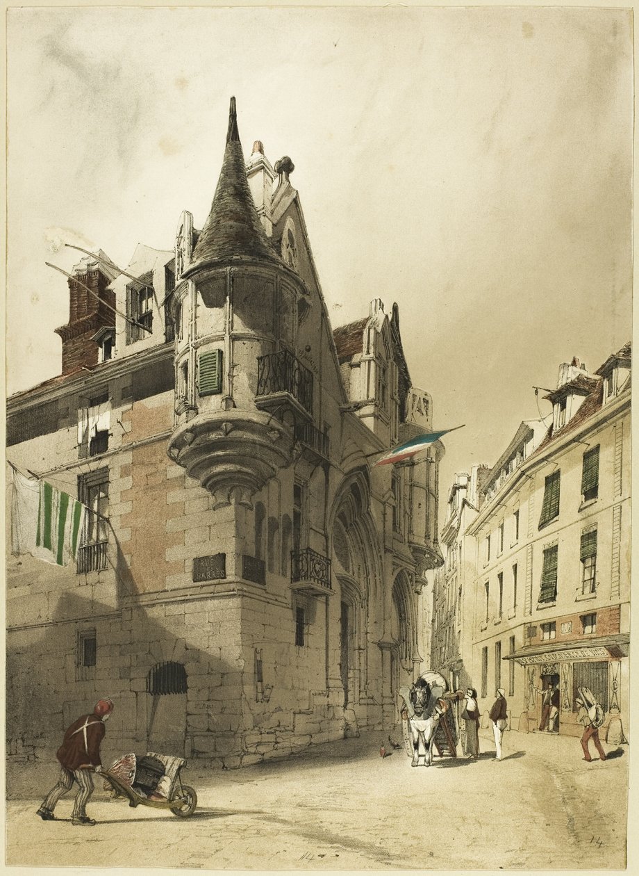 Hotel de Sens, Paris av Thomas Shotter Boys