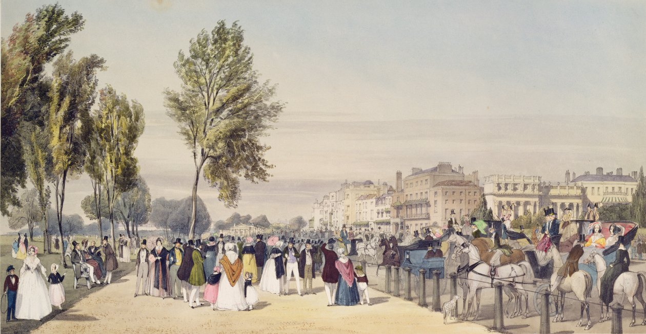 Hyde Park: nära Grosvenor Gate av Thomas Shotter Boys