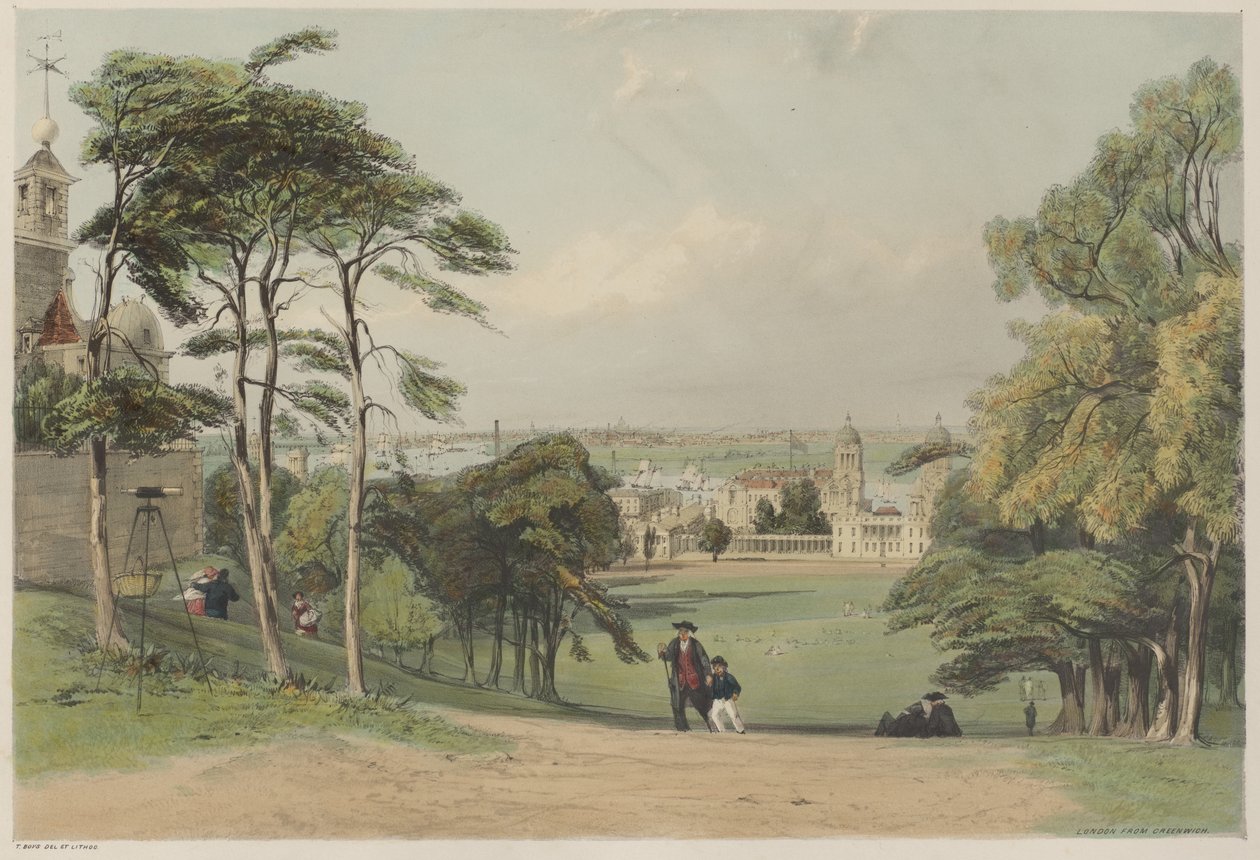 London As It Is: från Greenwich av Thomas Shotter Boys