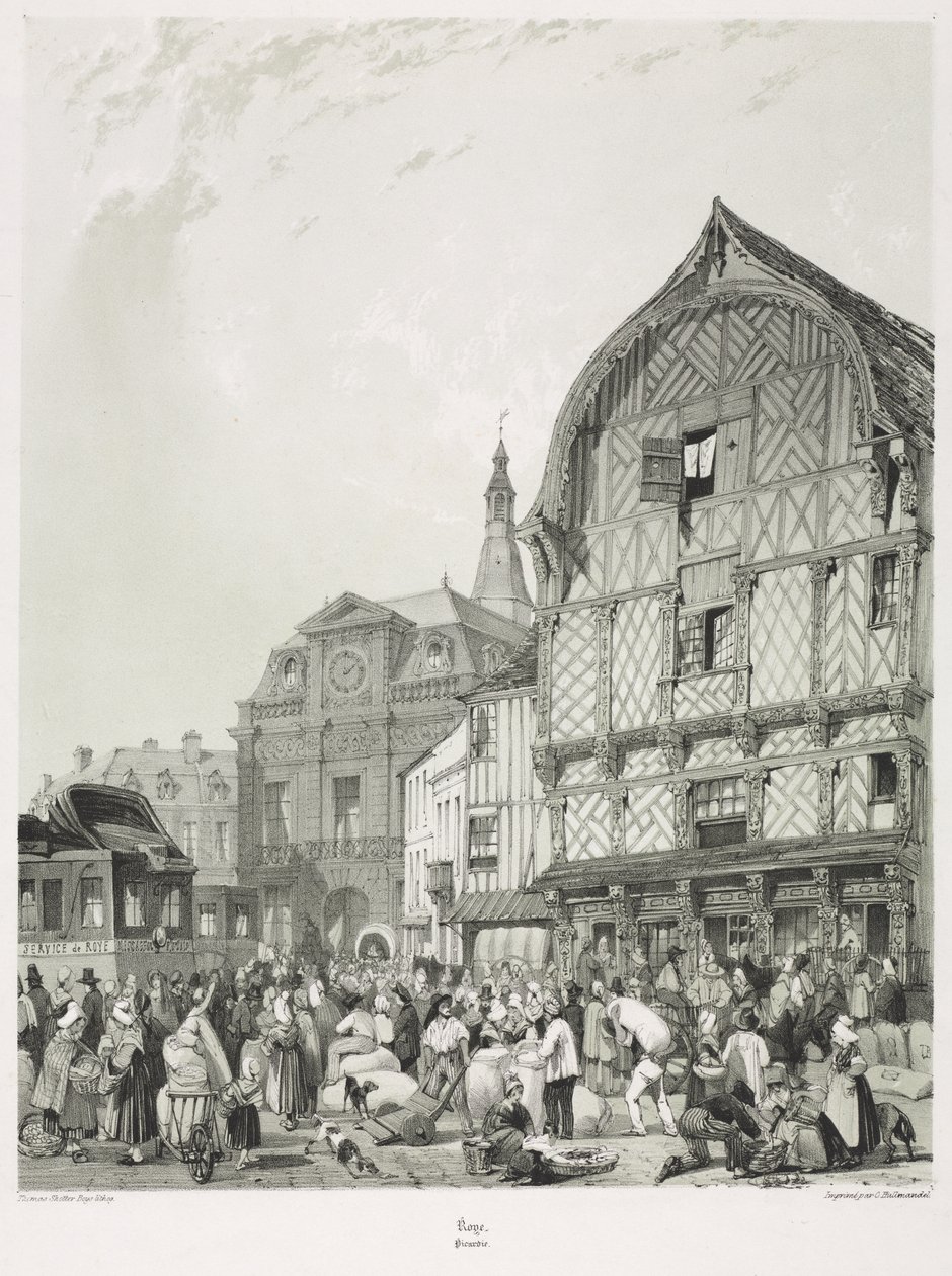 Pittoreska och romantiska resor i gamla Frankrike, Picardie Vol. 2, 1840. av Thomas Shotter Boys