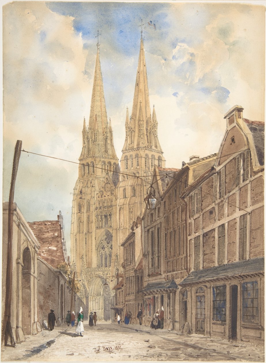 Vy över Bayeux av Thomas Shotter Boys
