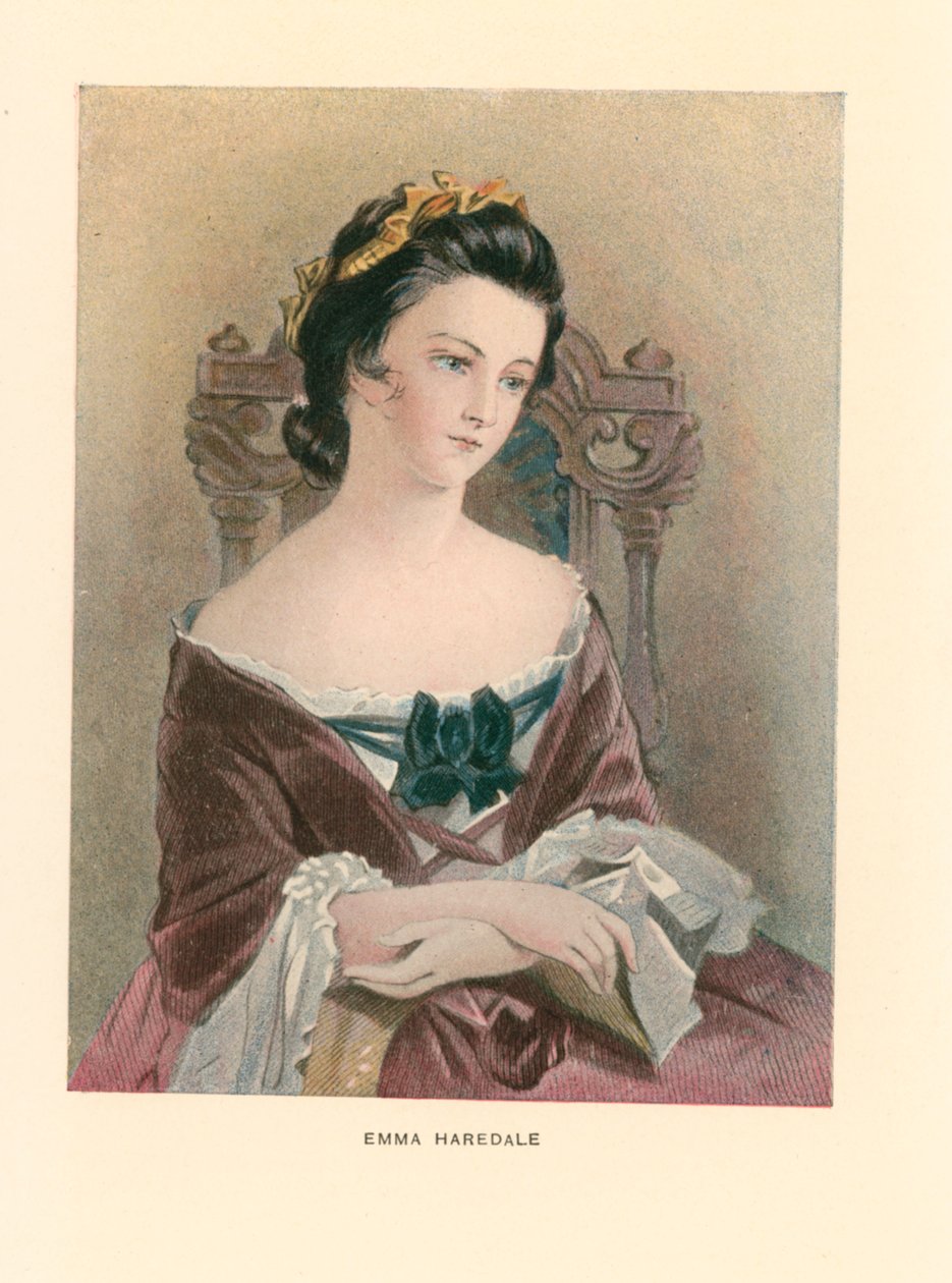 Illustration till Barnaby Rudge (färglitografi) av Thomas Sibson
