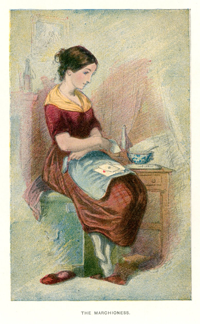 Illustration till The Old Curiosity Shop (färglitografi) av Thomas Sibson