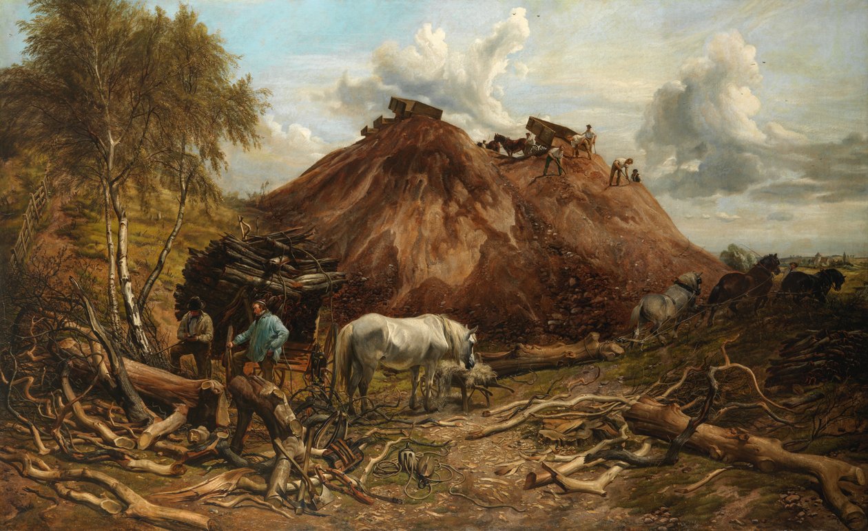 Rensa träet för järnvägen av Thomas Sidney Cooper