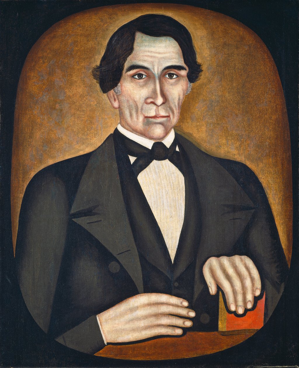 Porträtt av en man, ca 1845 (olja på duk) av Thomas Skynner