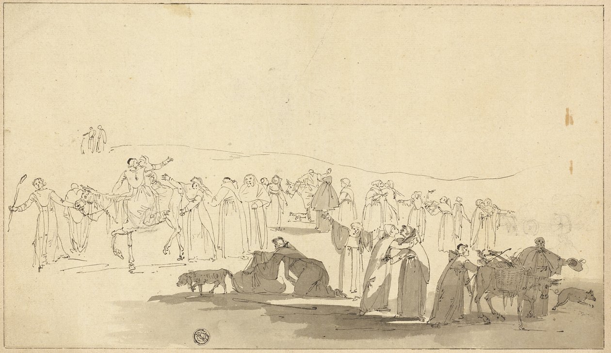 Canterbury pilgrimer av Thomas Stothard
