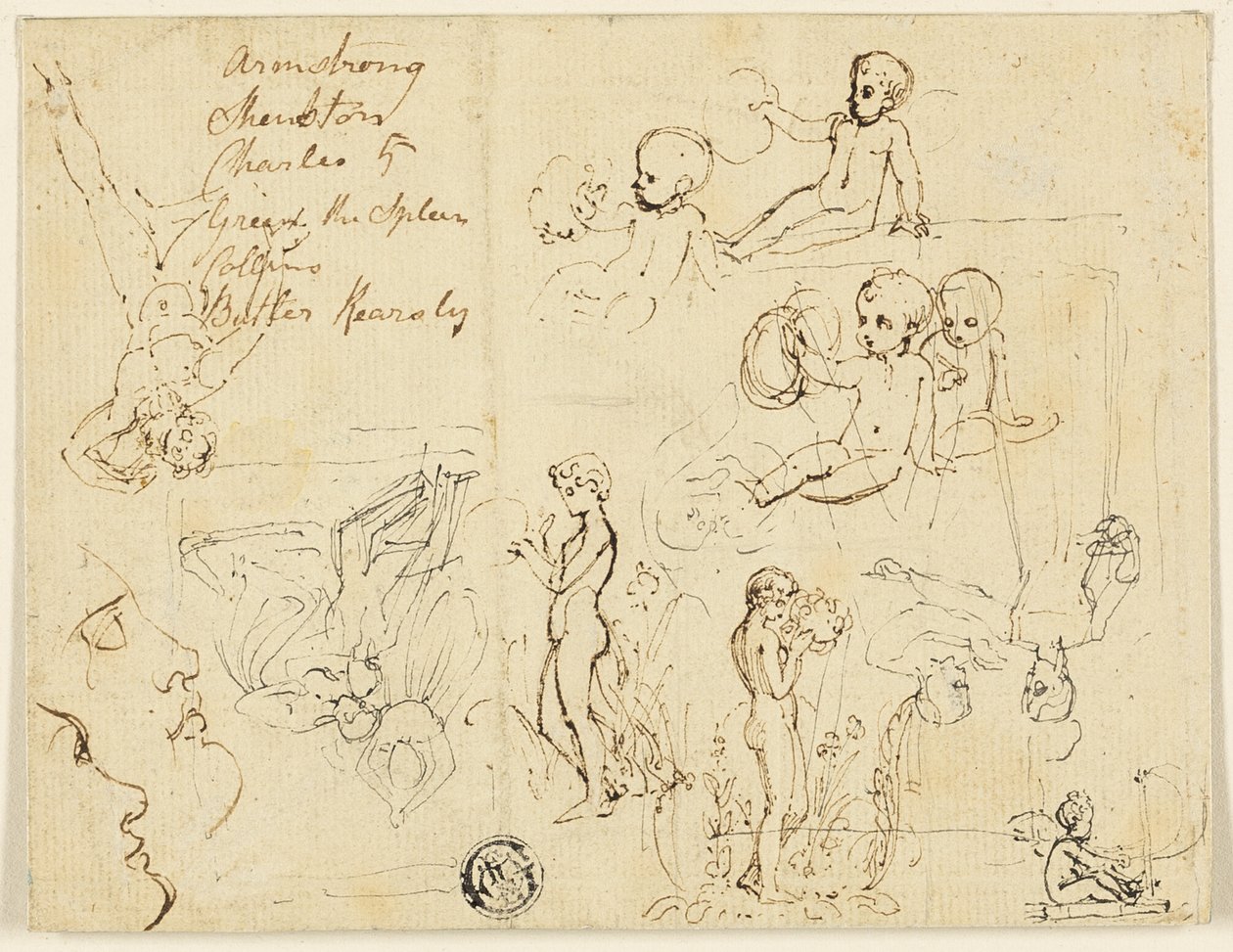 Skisser till Samuel Rogers poesi av Thomas Stothard
