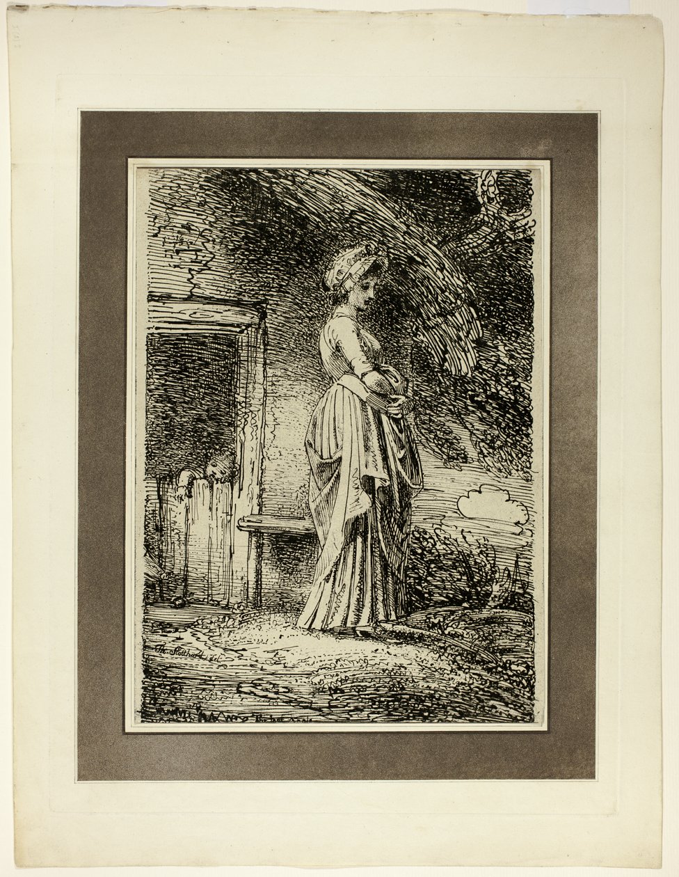 The Lost Apple, från första numret av Specimens of Polyautography av Thomas Stothard