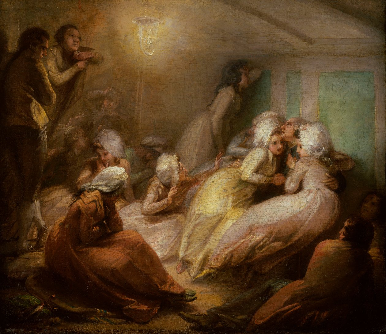 Vraket av indiefararen "Halsewell", ca 1786 (olja på duk) av Thomas Stothard