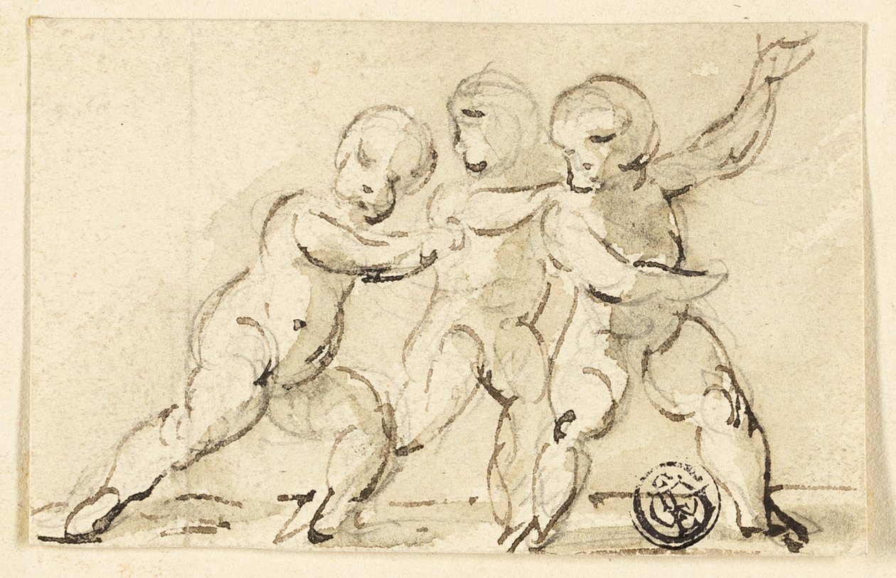 Tre Putti på spel av Thomas Stothard