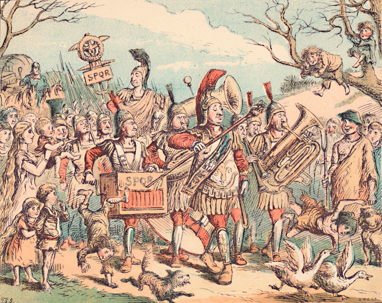 Romarna i Storbritannien, c1884 av Thomas Strong Seccombe
