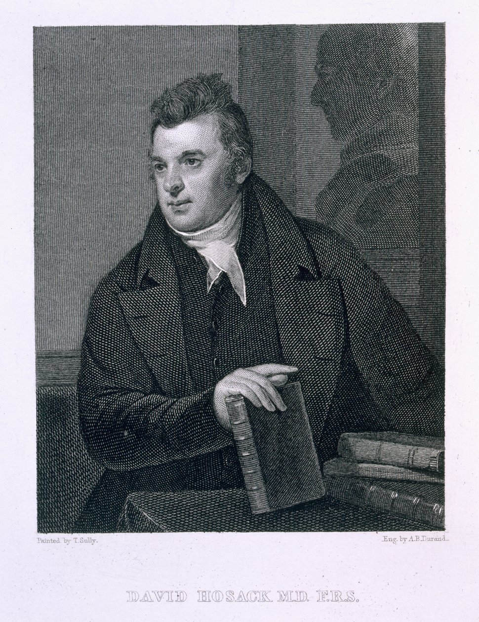 David Hosack, graverad av Asher Brown Durand (1796-1886) av Thomas Sully