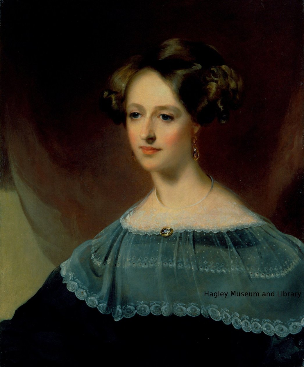 Dorcas Montgomery Van Dyke Dupont (1806-1838) av Thomas Sully