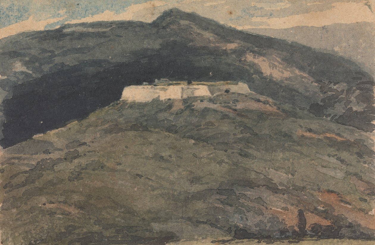 Fort Putnam från Capn. Philips Parlour. W. P. 1:a försöket, från naturen av Thomas Sully