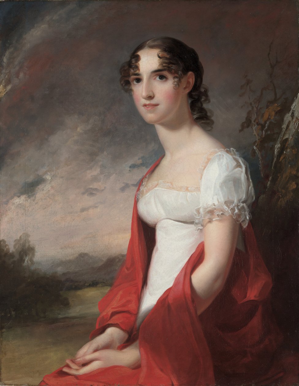 Porträtt av Mary Sicard David av Thomas Sully