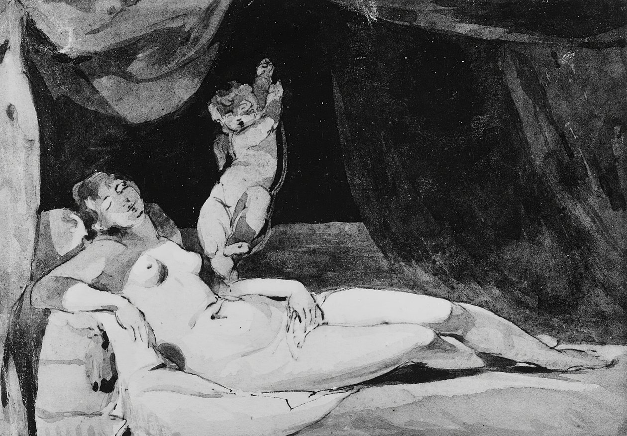 Sovande Venus,. av Thomas Sully