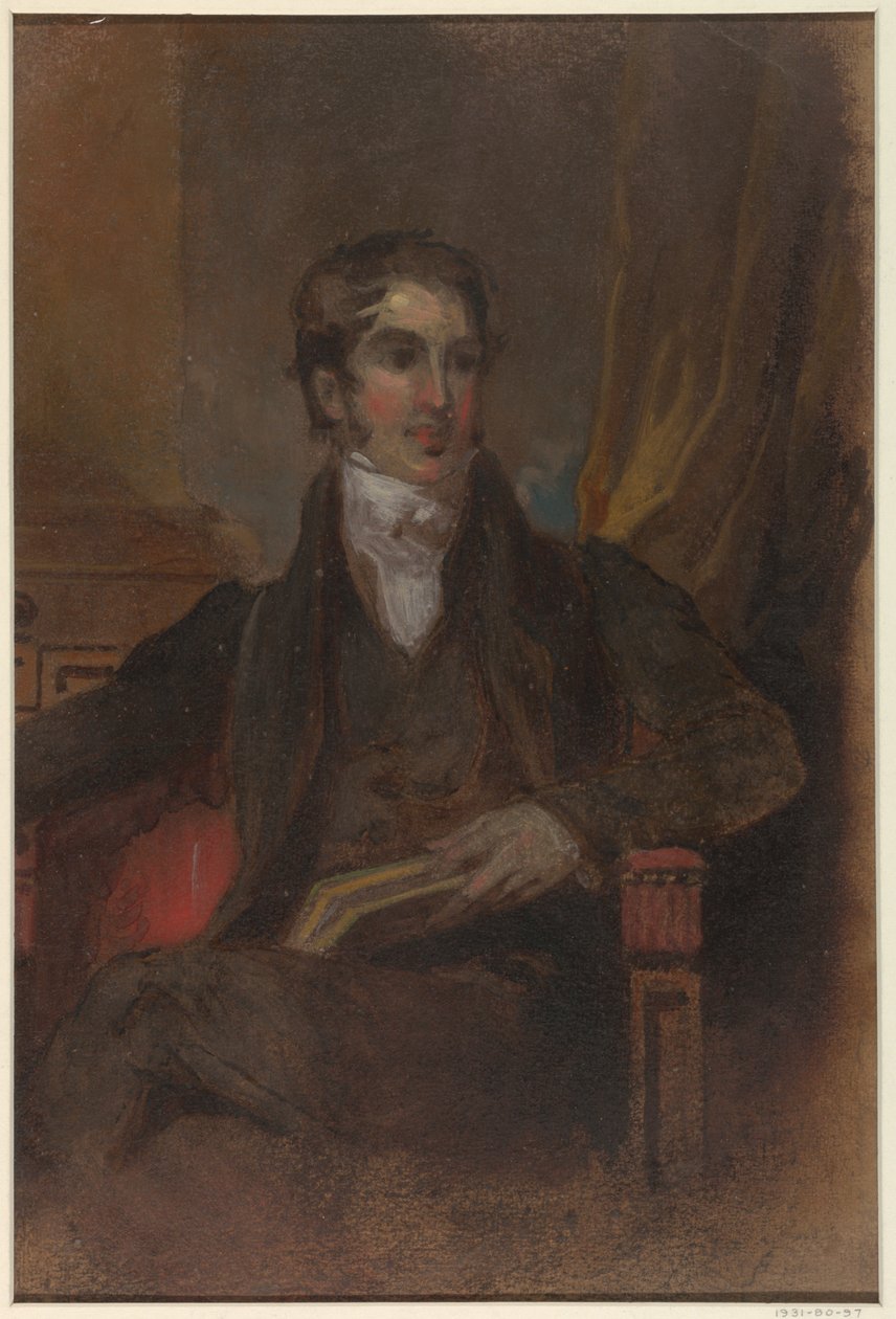 Studera för "Portrait of James Cornell Biddle," Museum of Fine Arts, Houston, TX av Thomas Sully