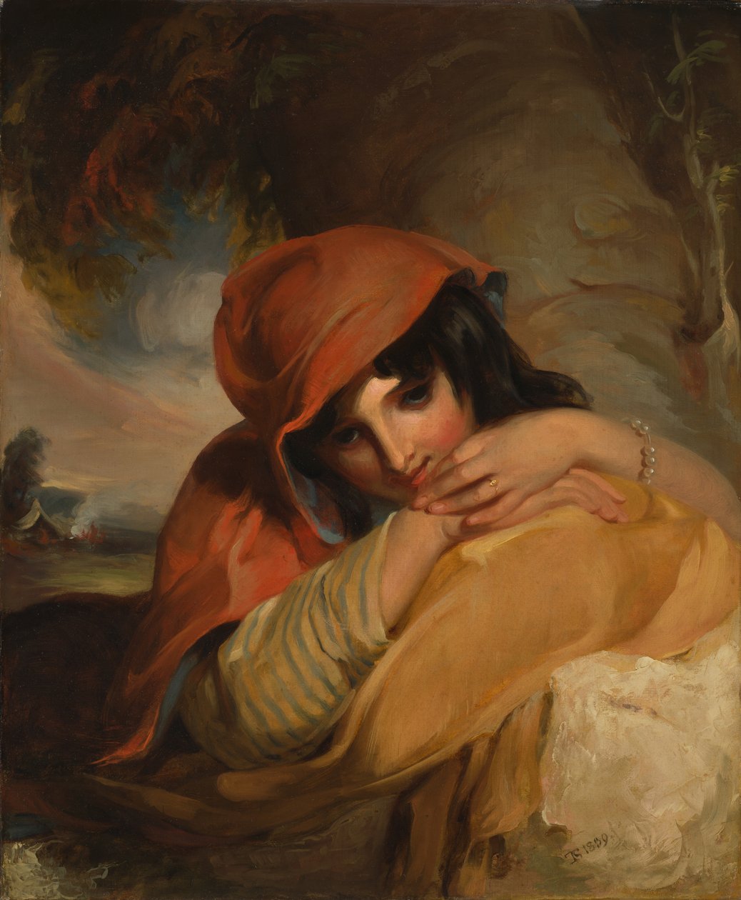 Zigenarflickan av Thomas Sully
