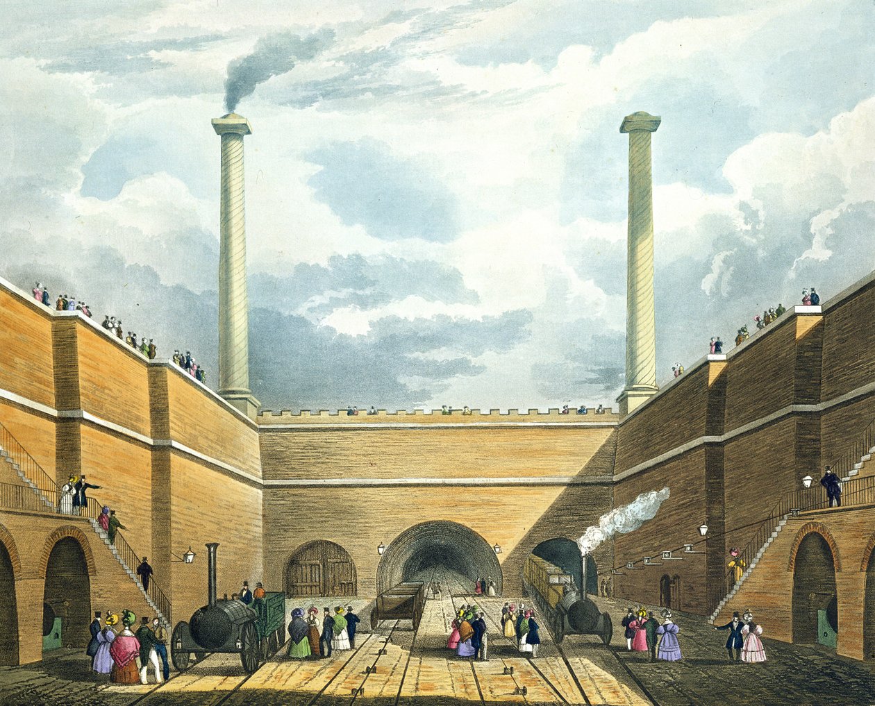 Entré till järnvägen vid Edge Hill, Liverpool, skylt 2 från 