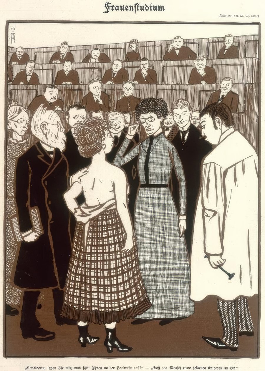Kvinnostudier av Thomas Theodor Heine