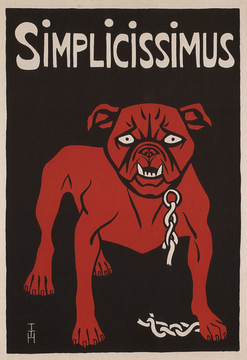 Simplicissimus, 1896 av Thomas Theodor Heine