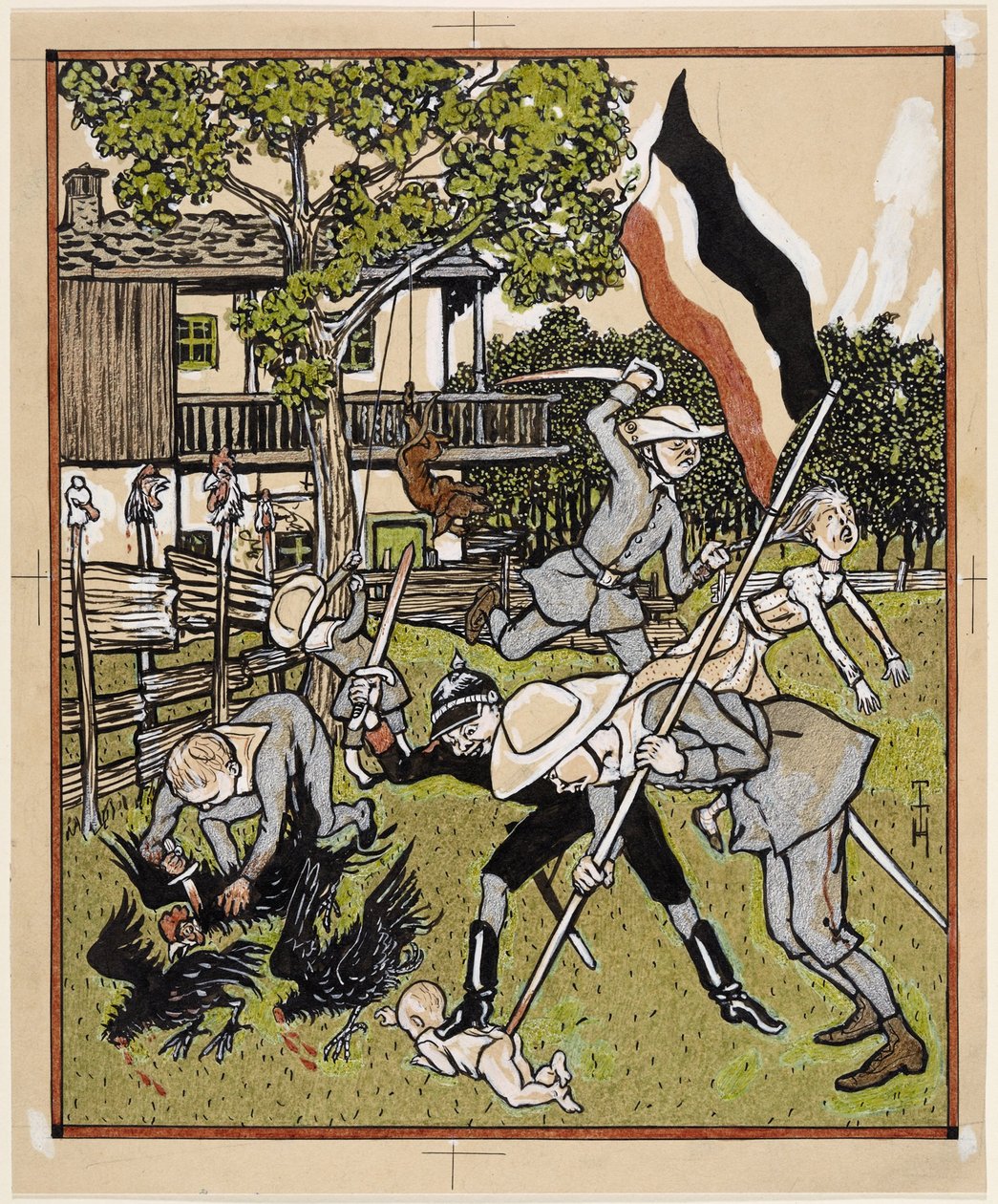 Som de gamla sjöng; Simplicissimus V/22 av Thomas Theodor Heine