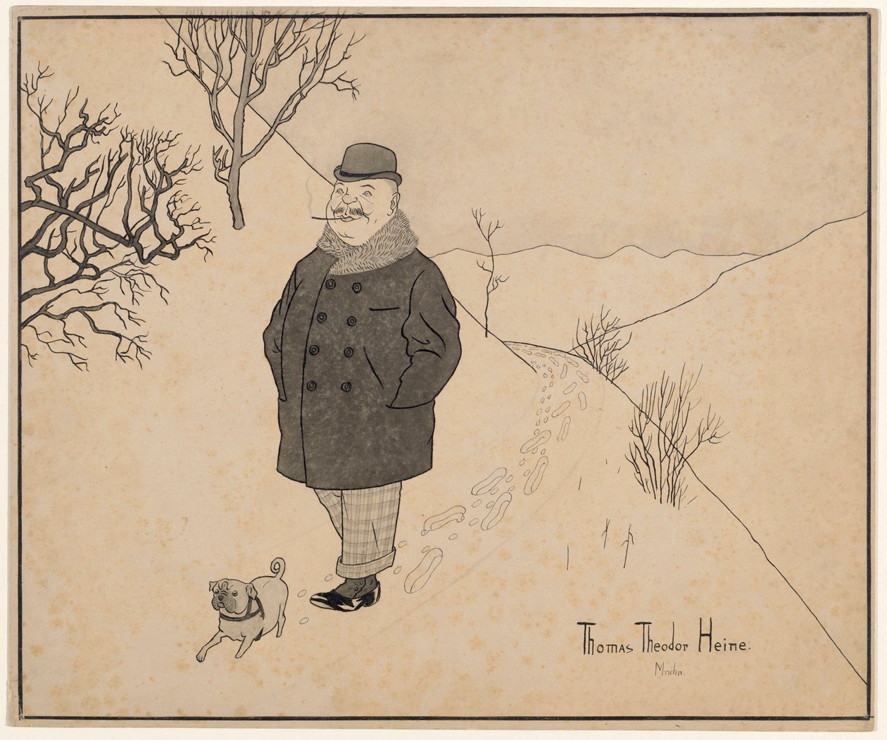 Vinterpromenad av Thomas Theodor Heine