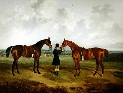 Innan jakten (olja på duk) av Thomas W. Bretland