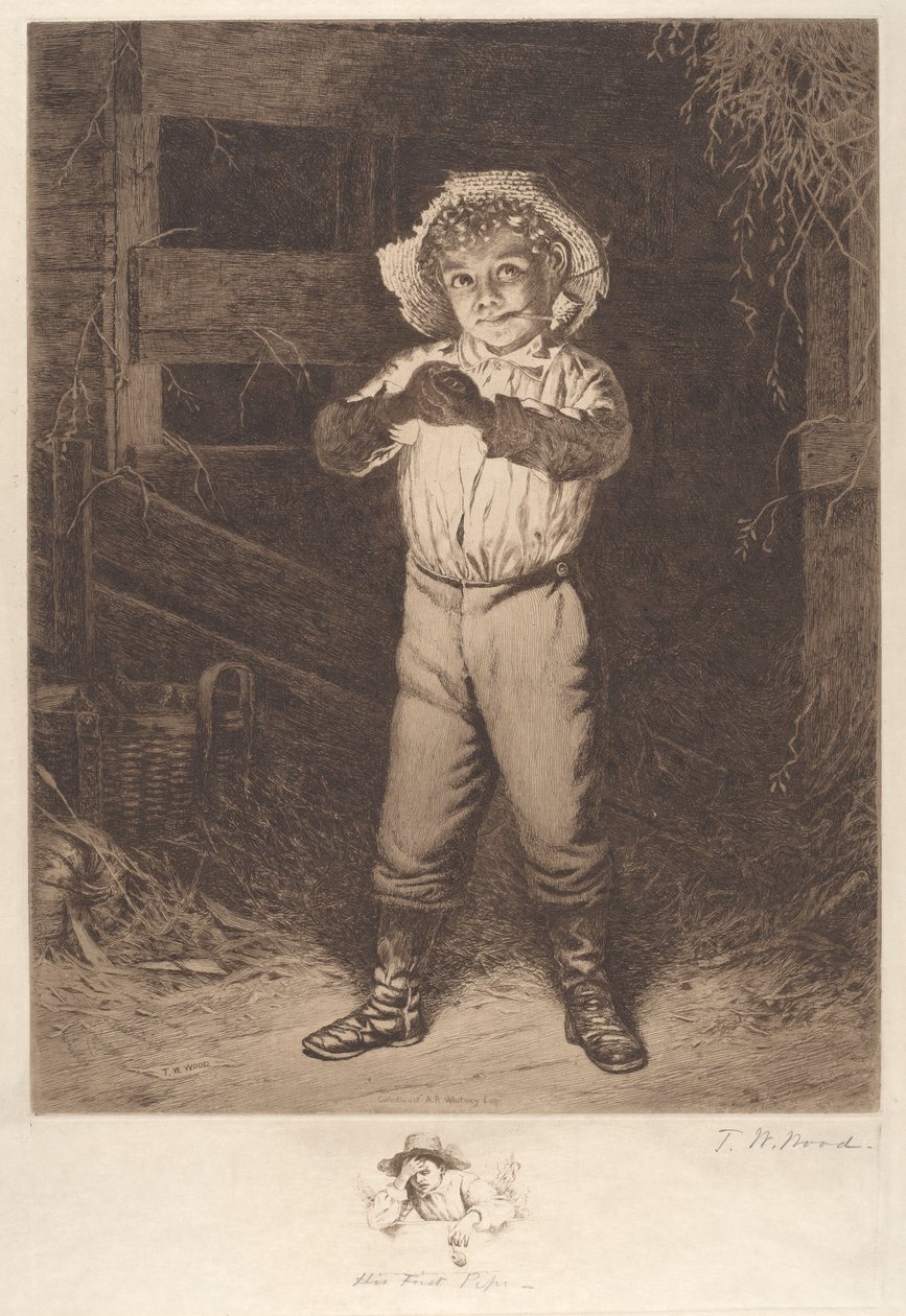 Hans första rör av Thomas Waterman Wood
