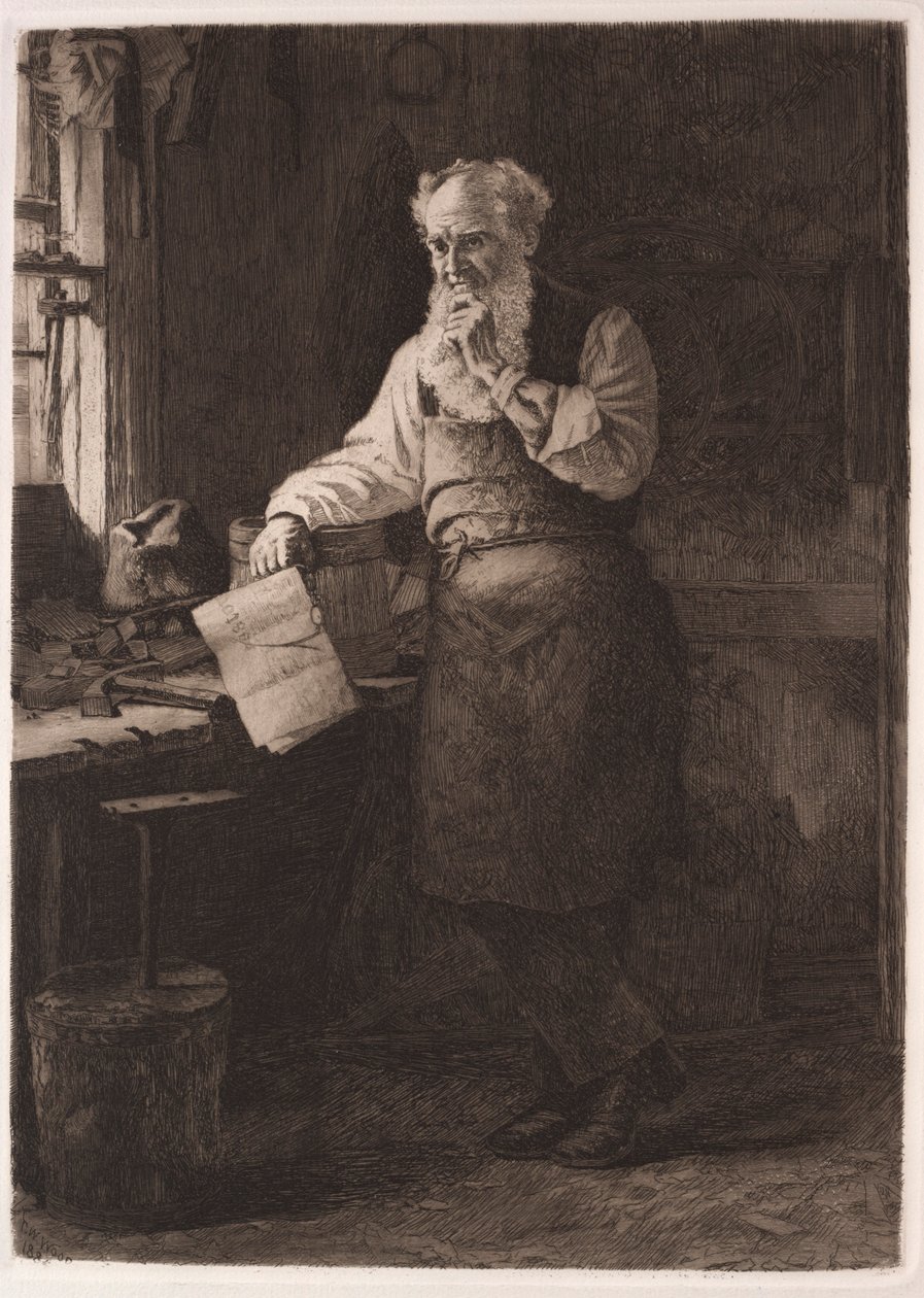 Tänker över det av Thomas Waterman Wood