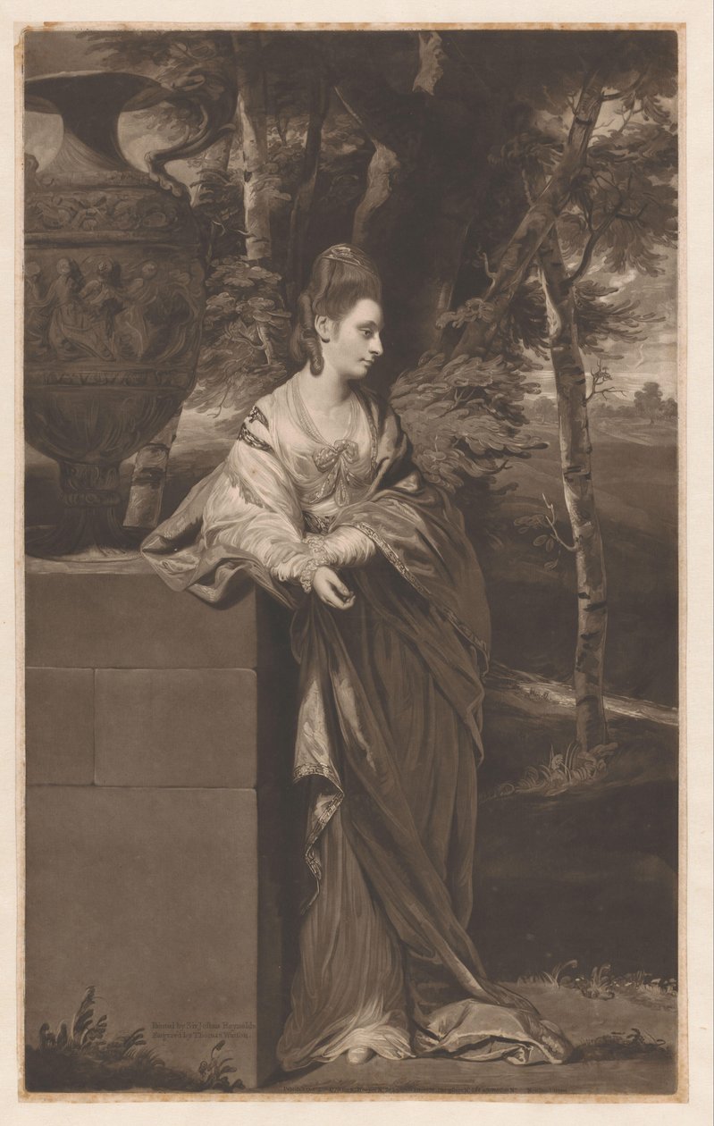Porträtt av Theresa Parker av Thomas Watson