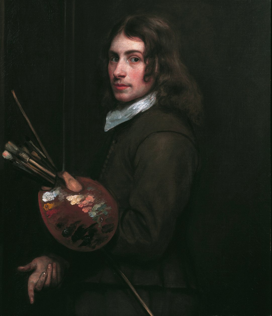 Självporträtt av Thomas Willeboirts Bosschaert (-1654) av Thomas Willeboirts Bosschaert