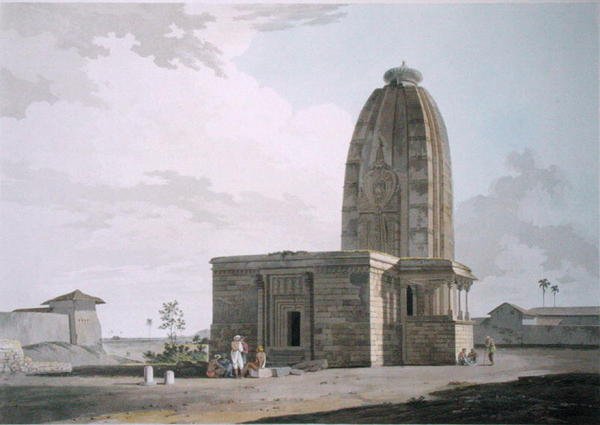 Hindu Temple i Deo, i Bahar, plåt XXIII från 