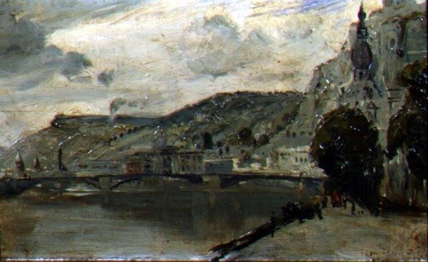 Bron vid Dinant av Thomas William Roberts