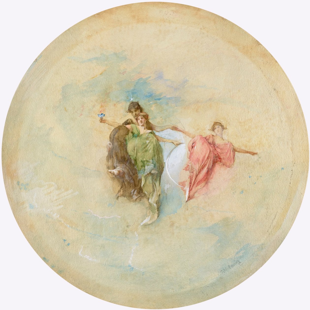 Gryning av Thomas Wilmer Dewing