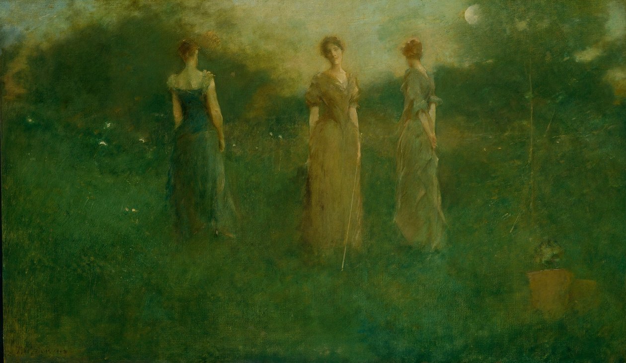 I trädgården av Thomas Wilmer Dewing