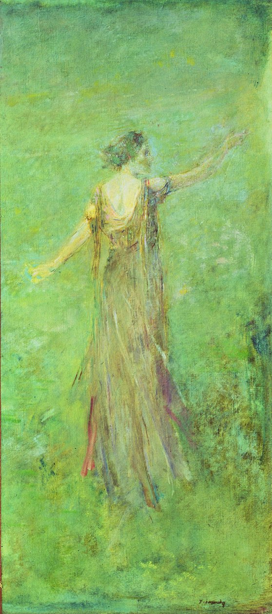 juni, ca 1920 (olja på duk) av Thomas Wilmer Dewing