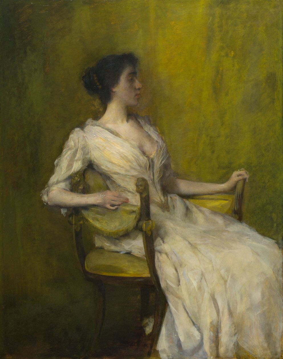 Dam i vitt av Thomas Wilmer Dewing