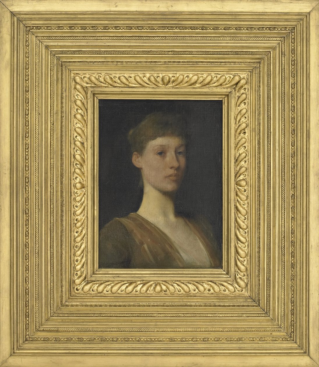 Porträtt av en ung flicka, 1888 av Thomas Wilmer Dewing
