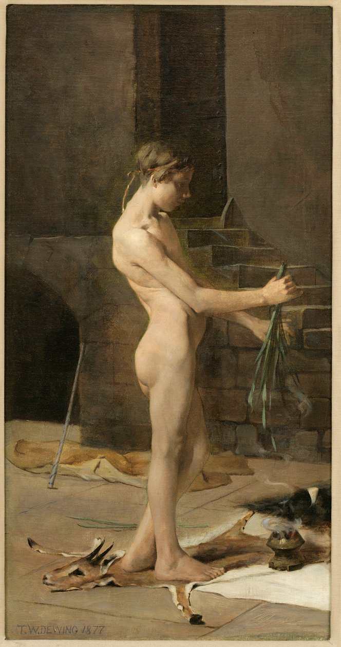 Trollkarlens slav av Thomas Wilmer Dewing