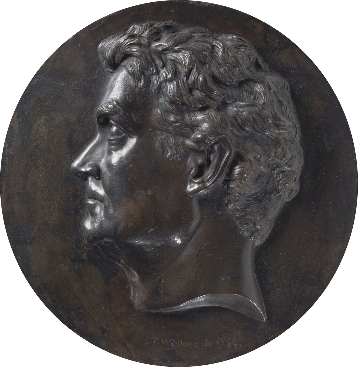 William Charles Wentworth (1790-1872) 1854 (brons) av Thomas Woolner