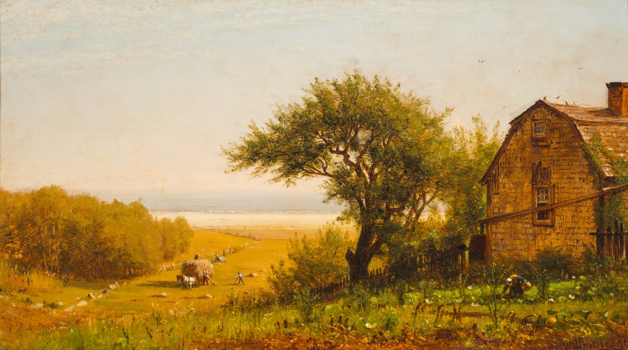 Ett hem vid havet, ca 1872 av Thomas Worthington Whittredge