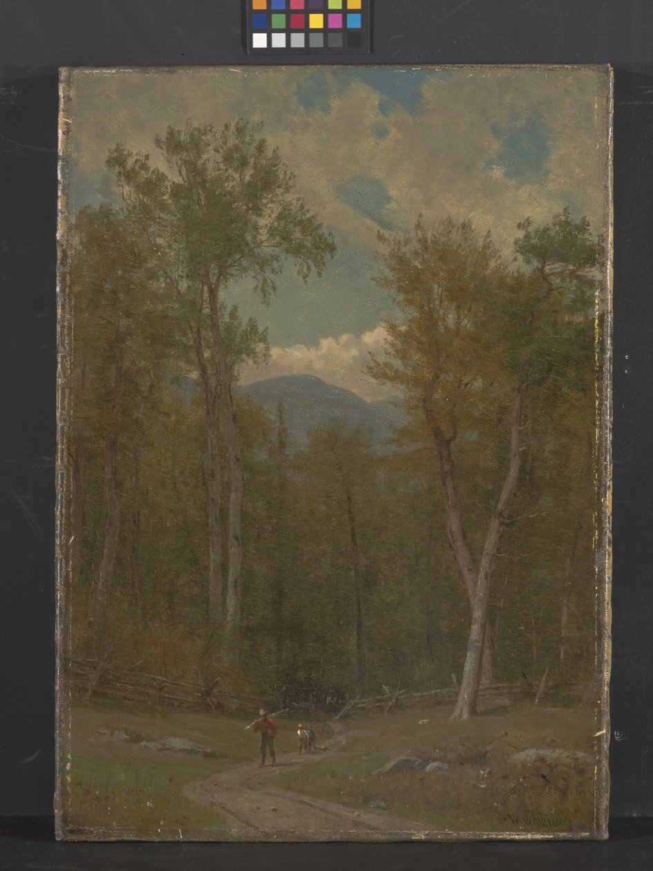 Landskap (olja på duk) av Thomas Worthington Whittredge
