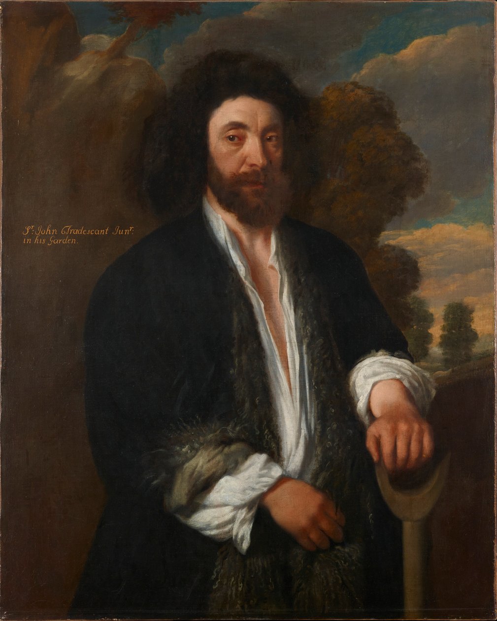 John Tradescant den yngre som trädgårdsmästare, 1600-talet av Thomas de Critz