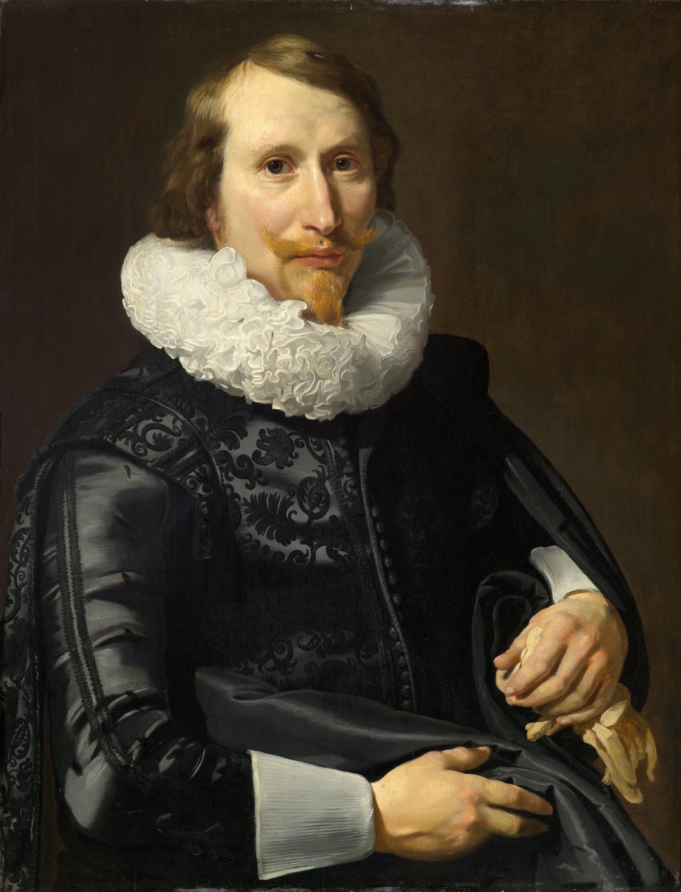 Porträtt av en gentleman, ca 1626 (olja på panel) av Thomas de Keyser
