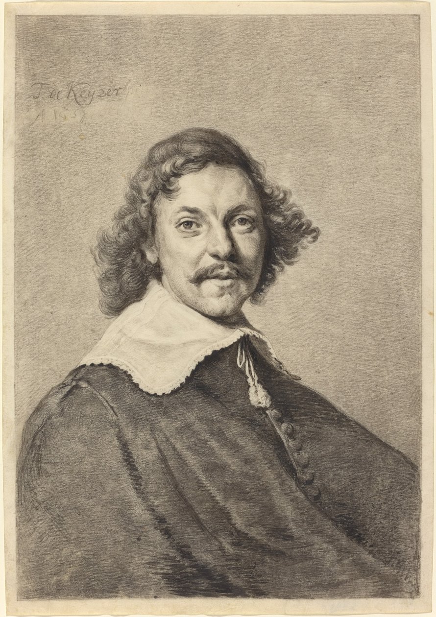 Porträtt av en man av Thomas de Keyser