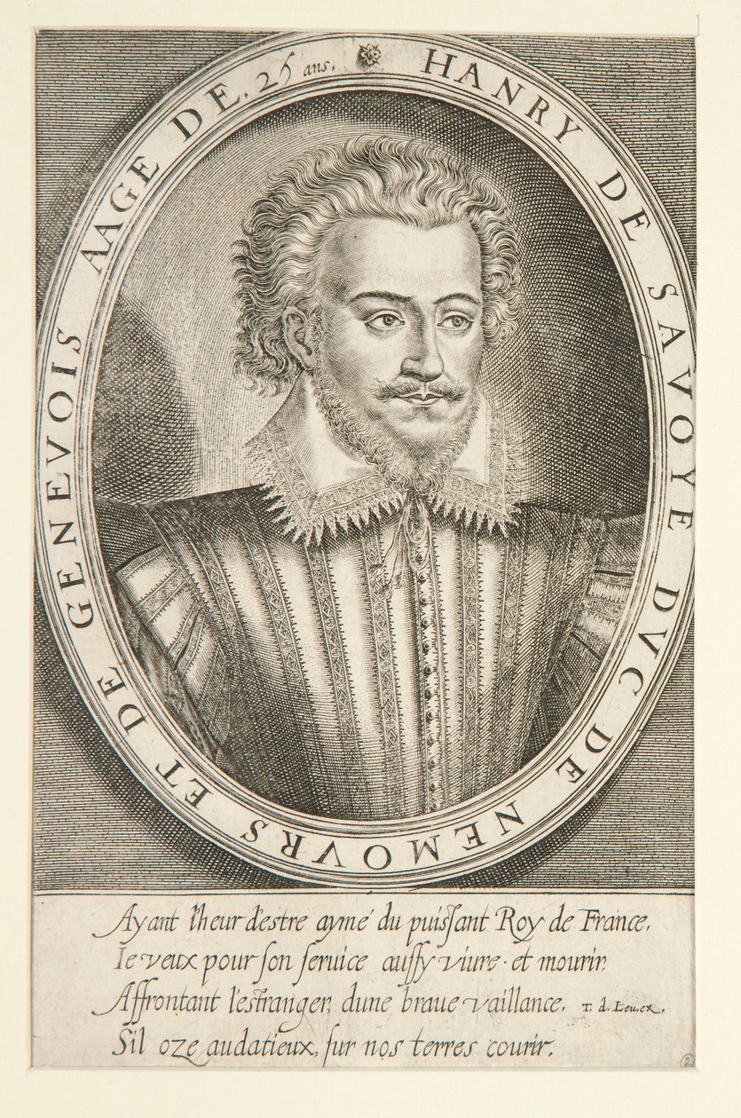 Henrik av Savojen, hertig av Nemours av Thomas de Leu
